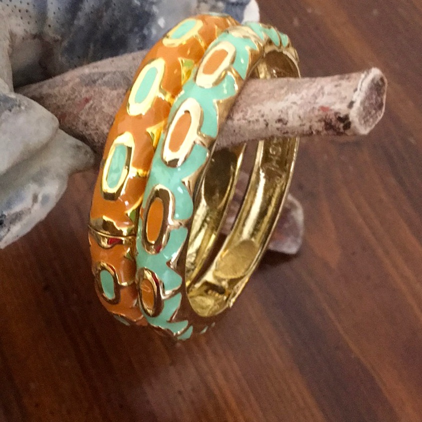 Enamel Bangle Bracelets